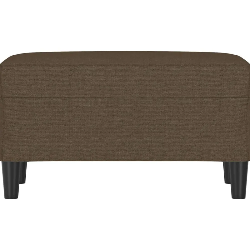 Bankjes*vidaXL Bankje 70x35x41 cm stof Bruin