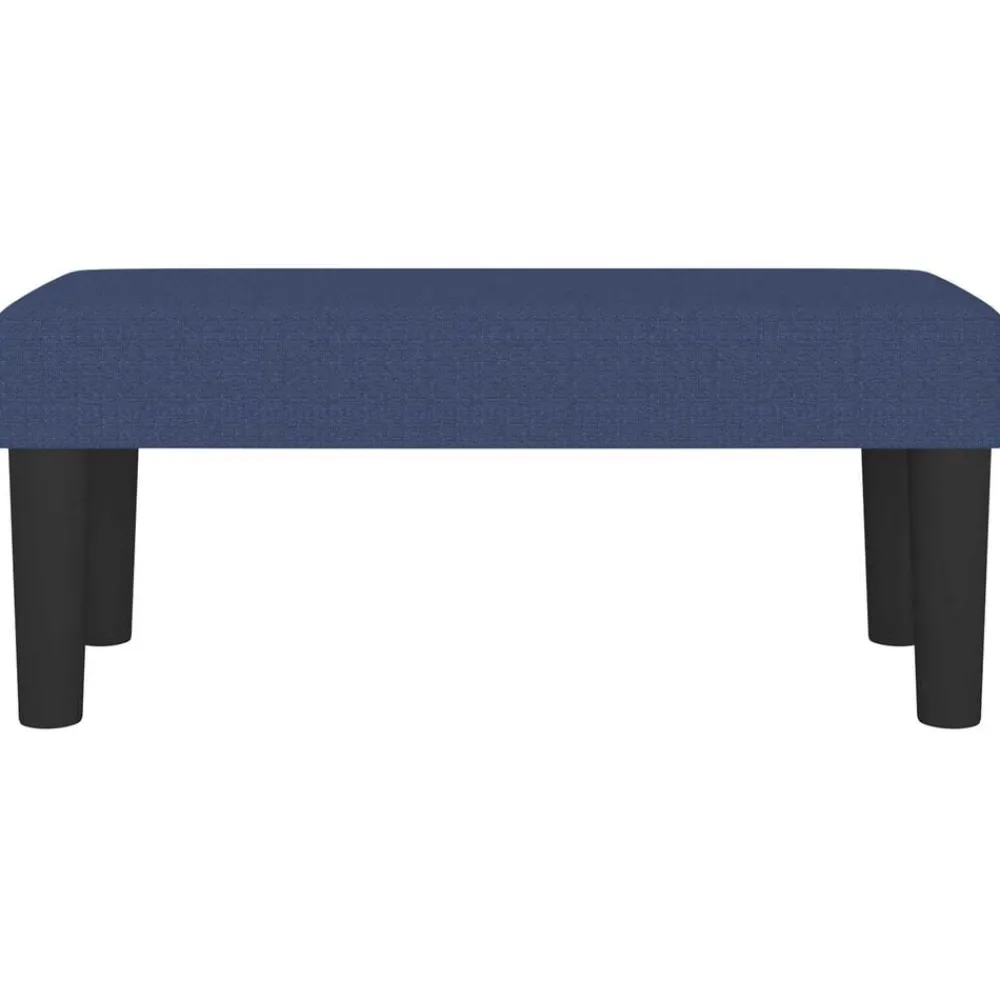Bankjes*vidaXL Bankje 70x30x30 cm stof Blauw