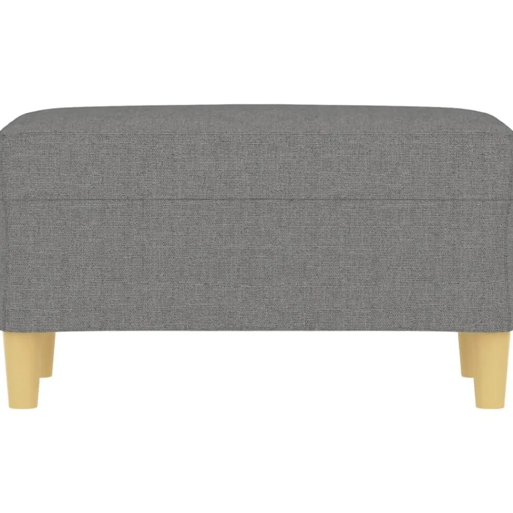 Bankjes*vidaXL Bankje 70x35x41 cm stof Donkergrijs