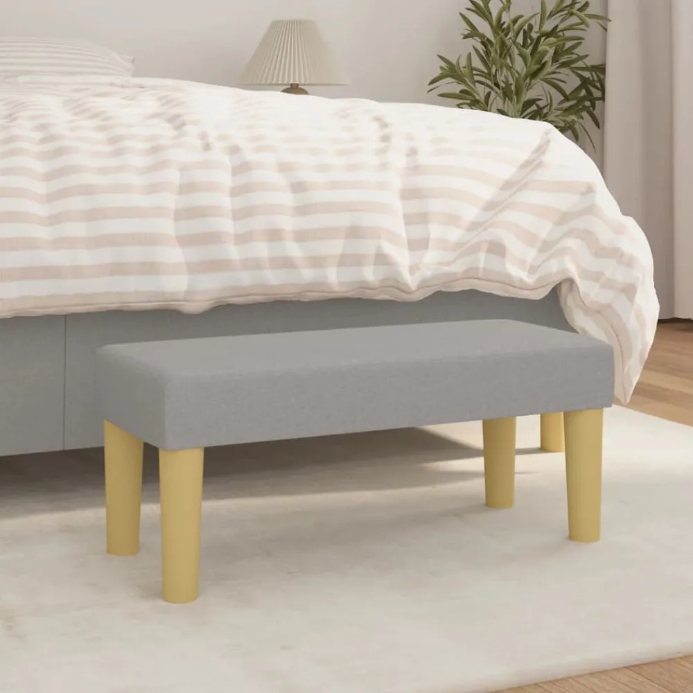 Bankje 70x30x30 cm stof>vidaXL Discount
