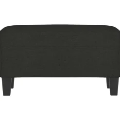 Bankjes*vidaXL Bankje 70x35x41 cm stof Zwart