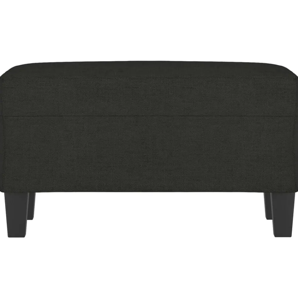 Bankjes*vidaXL Bankje 70x35x41 cm stof Zwart