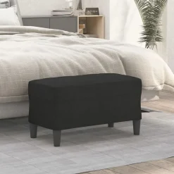 Bankjes*vidaXL Bankje 70x35x41 cm stof Zwart