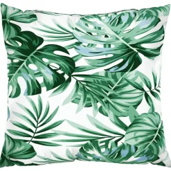 Woon- & Tuinaccessoires*vidaXL Bankkussens 4 st 40x40 cm stof Bladpatroon