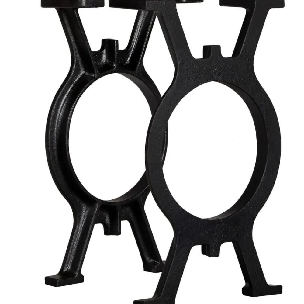 Bankpoten 2 st O-frame gietijzer>vidaXL Discount