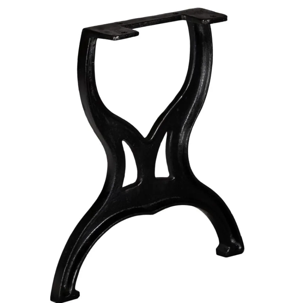 Tafelaccessoires*vidaXL Bankpoten 2 st X-frame gietijzer