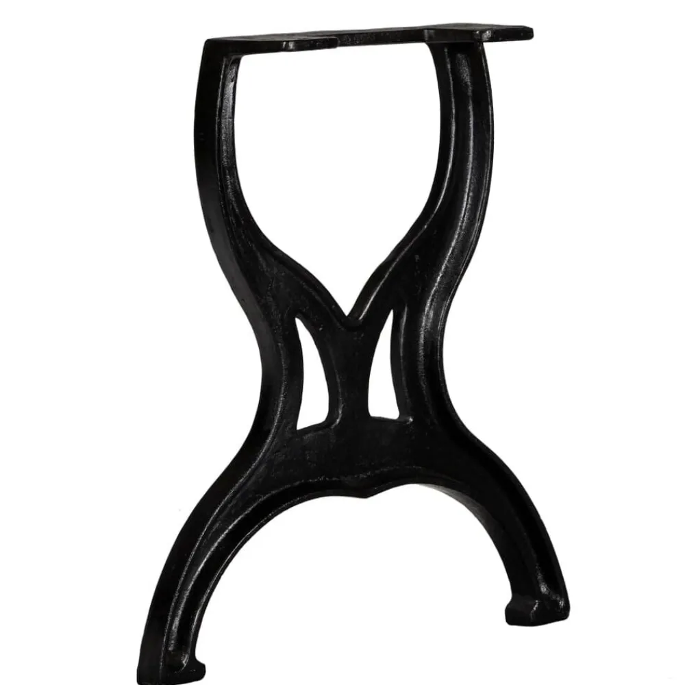 Tafelaccessoires*vidaXL Bankpoten 2 st X-frame gietijzer