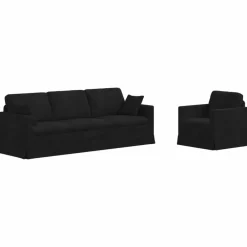 Bankstel 2 pcs 228 x 78 x 80 cm Fluweel>vidaXL Outlet