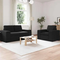 Bankstel 2 pcs 162 x 80 x 82 cm Stof>vidaXL Outlet