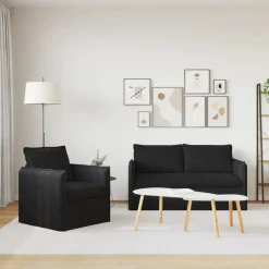 Bankstel 2 pcs 156 x 82 x 85 cm Stof><noscript><img width=