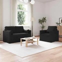 Bankstel 2 pcs 139 x 78 x 80 cm Stof>vidaXL Hot