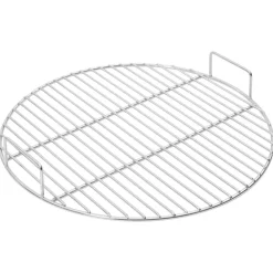 Barbecuerooster met handgrepen rond Ø44,5 cm 304 roestvrijstaal>vidaXL Best
