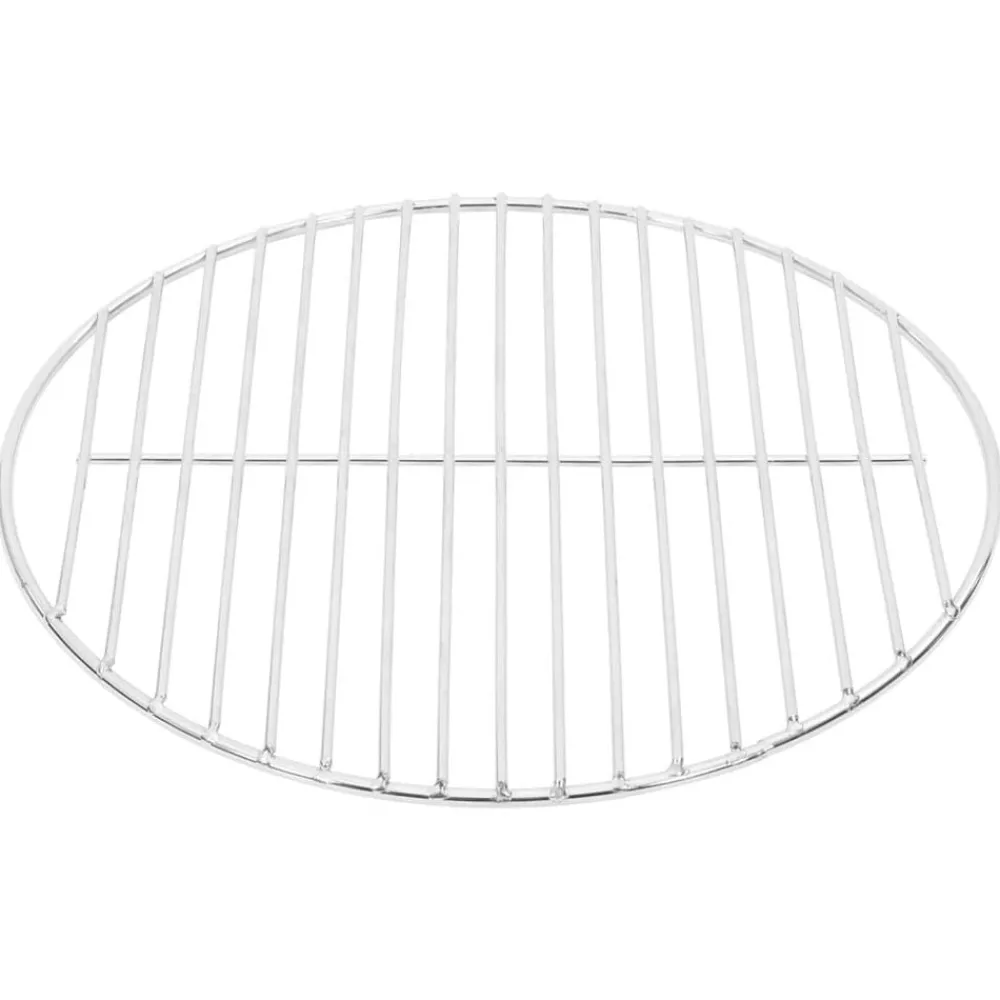 Keuken & Eetkamer*vidaXL Barbecuerooster rond Ø34,5 cm 304 roestvrij staal