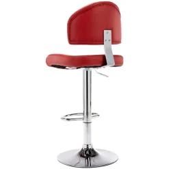Stoelen*vidaXL Barkruk kunstleer Wijnrood