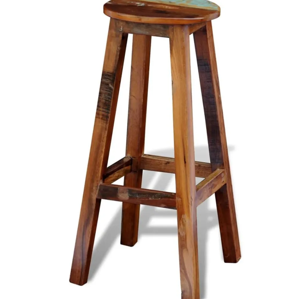 Barkruk massief gerecycled hout>vidaXL New