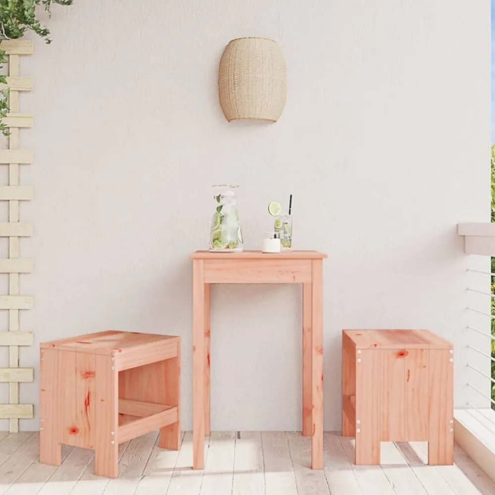 Barkrukken 2 st 40x36x45 cm massief douglashout>vidaXL Online