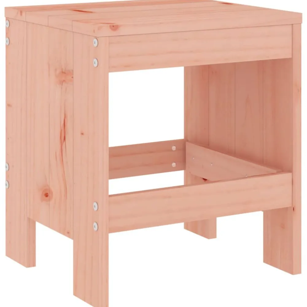 Barkrukken 2 st 40x36x45 cm massief douglashout>vidaXL Online