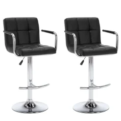 Barstoelen 2 st kunstleer>vidaXL Clearance