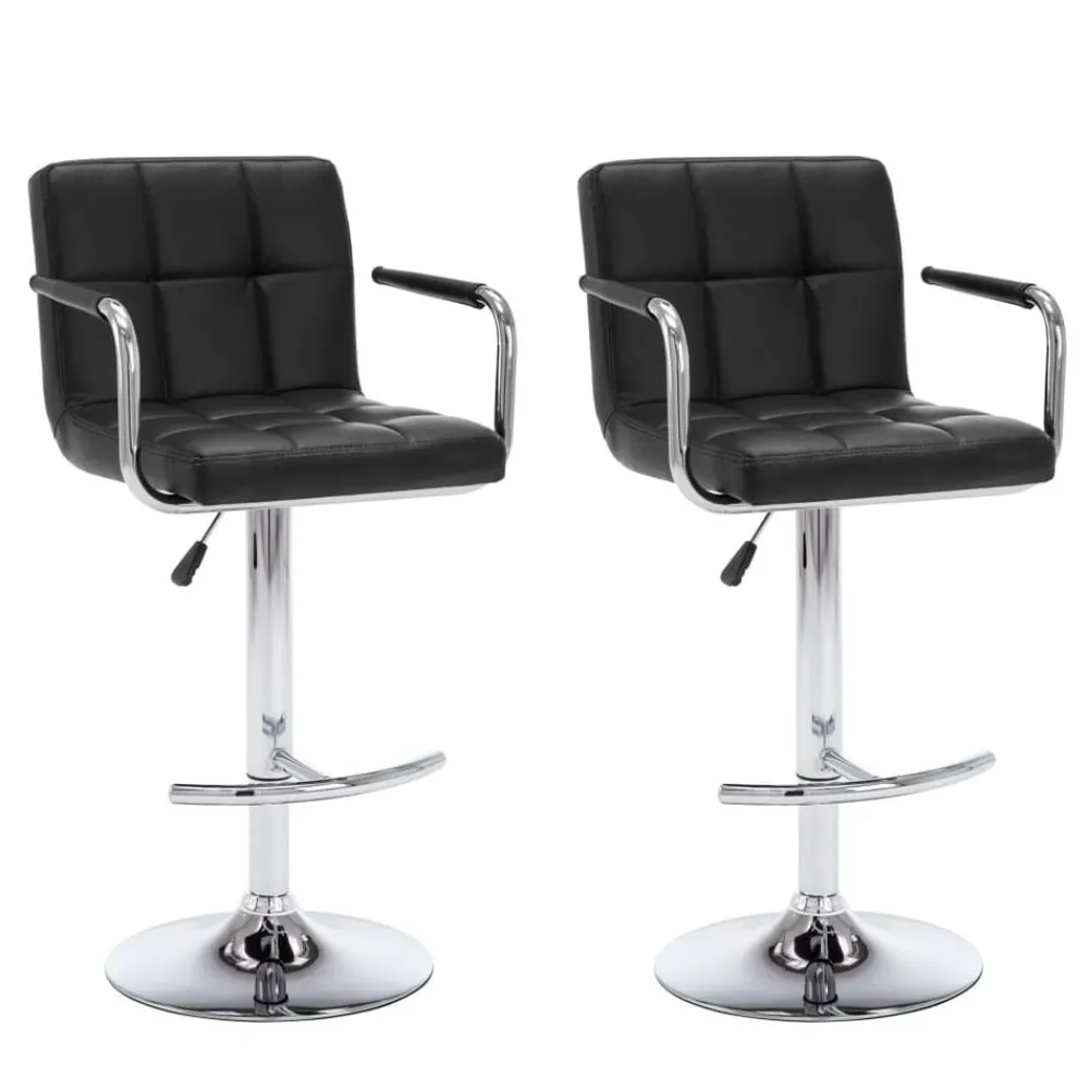 Barstoelen 2 st kunstleer>vidaXL Clearance