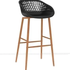 Barstoelen 2 st zwart>vidaXL