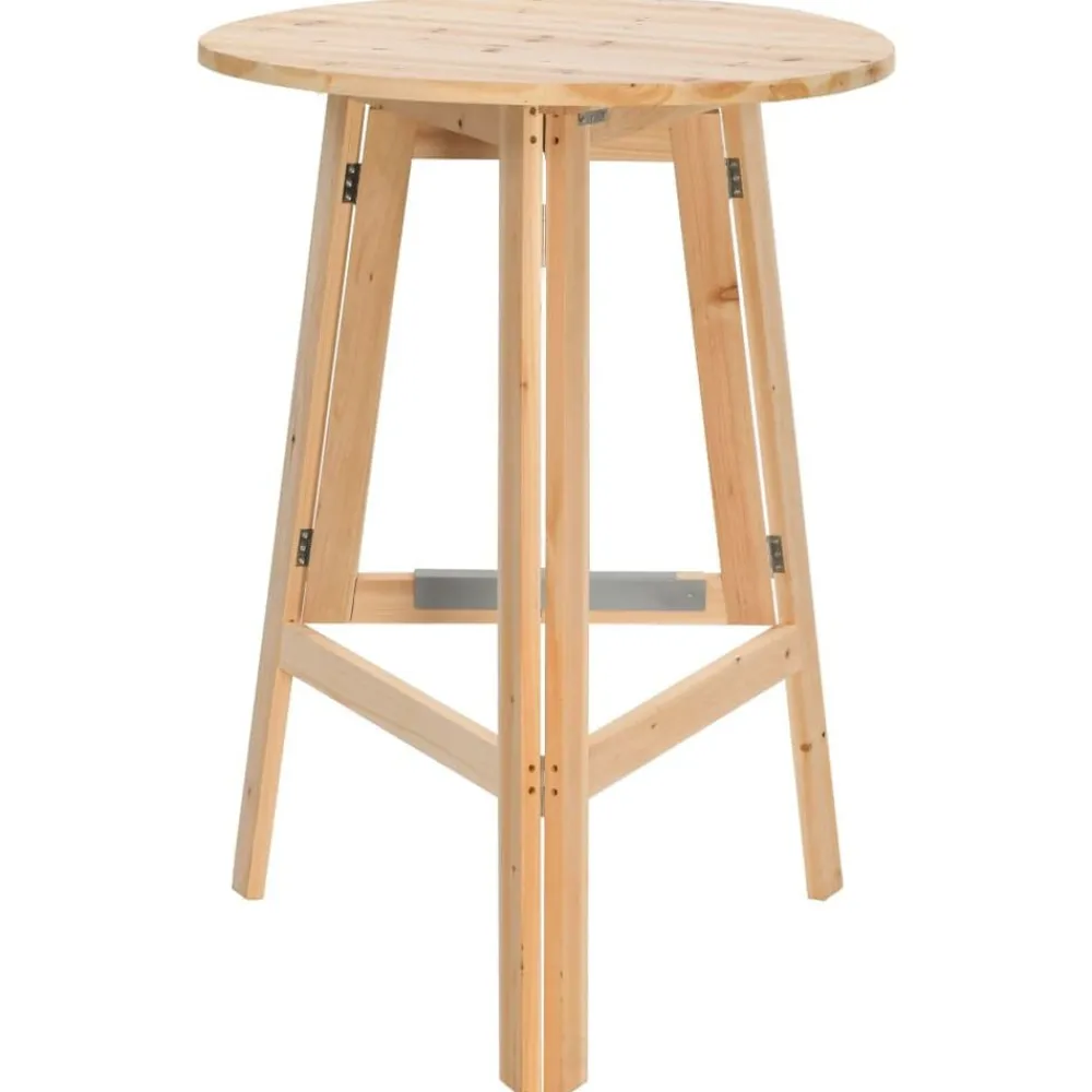 Tafels*vidaXL Bartafel inklapbaar 78 cm vurenhout