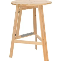 Tafels*vidaXL Bartafel inklapbaar 78 cm vurenhout