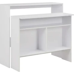 Bartafel met 2 tafelbladen 130x40x120 cm>vidaXL Online