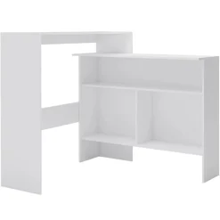 Bartafel met 2 tafelbladen 130x40x120 cm>vidaXL Online