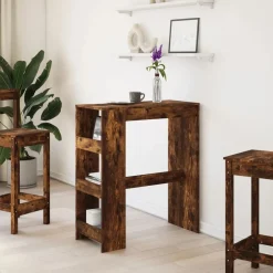 Bartafel met rekken 90x40x103,5 cm bewerkt hout><noscript><img width=