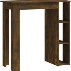 Bartafel met schap 102x50x103,5 cm bewerkt hout>vidaXL Online