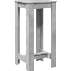 Tafels*vidaXL Bartafel 51x50x103,5 cm bewerkt hout Betongrijs
