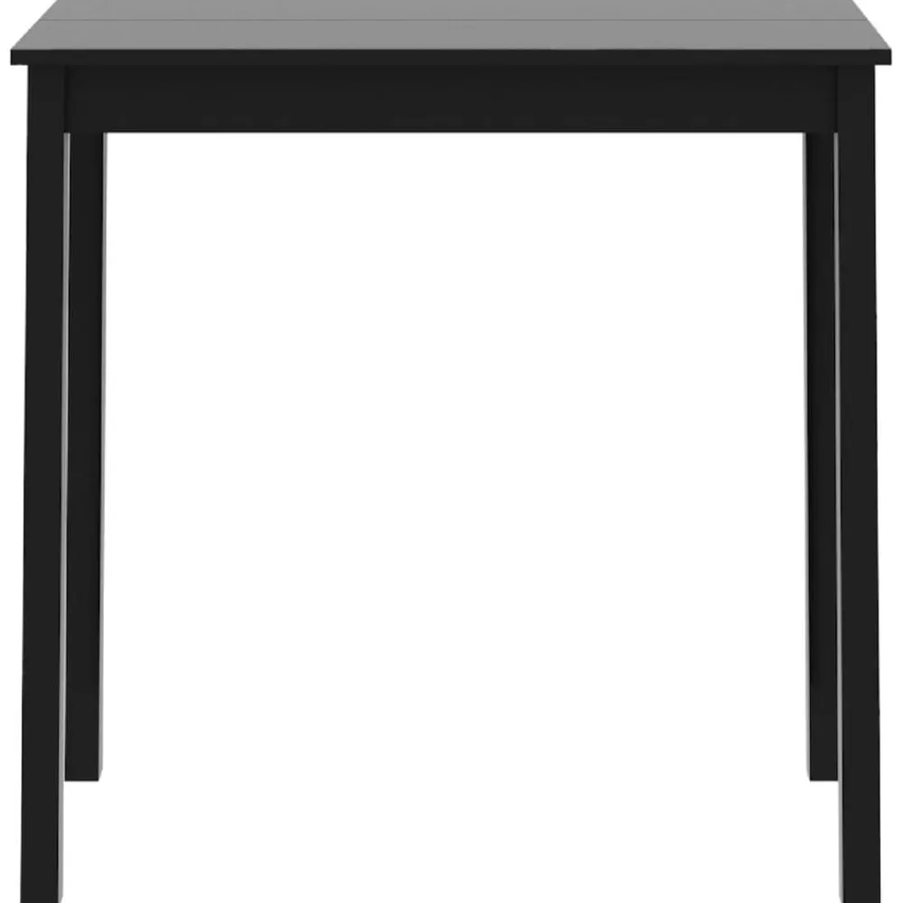 Tafels*vidaXL Bartafel 115x55x107 cm MDF zwart