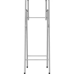 Tafelaccessoires*vidaXL Bartafelpoten inklapbaar 45x53x108 cm staal zilverkleurig