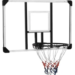 Sport & Spel*vidaXL Basketbalbord 106x69x3 cm polycarbonaat transparant
