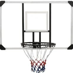 Sport & Spel*vidaXL Basketbalbord 106x69x3 cm polycarbonaat transparant