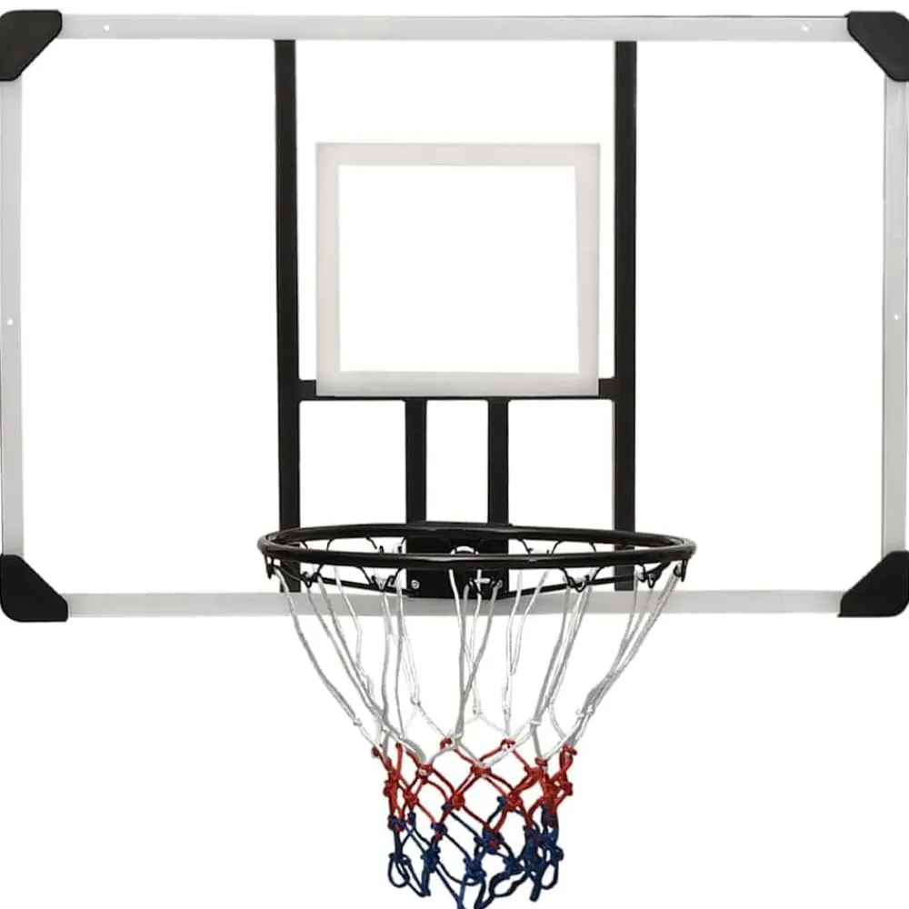 Sport & Spel*vidaXL Basketbalbord 106x69x3 cm polycarbonaat transparant
