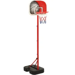 Speelgoed*vidaXL Basketbalset draagbaar verstelbaar 138,5-166 cm