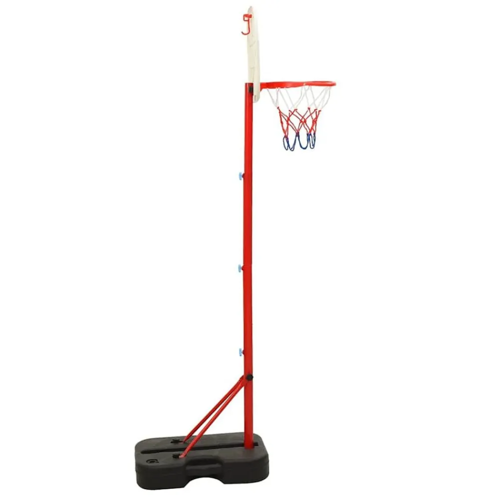 Speelgoed*vidaXL Basketbalset draagbaar verstelbaar 138,5-166 cm