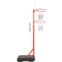 Speelgoed*vidaXL Basketbalset draagbaar verstelbaar 200-236 cm