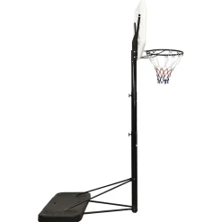 Sport & Spel*vidaXL Basketbalstandaard 258-363 cm polyetheen Wit