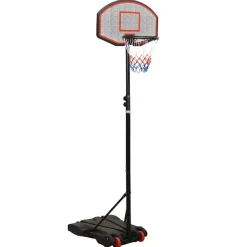 Sport & Spel*vidaXL Basketbalstandaard 216-250 cm polyethyleen Zwart