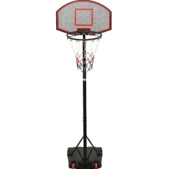 Sport & Spel*vidaXL Basketbalstandaard 216-250 cm polyethyleen Zwart