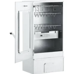 Keuken & Eetkamer*vidaXL BBQ-rookoven met 1 kg houtsnippers 44,5x29x83 cm