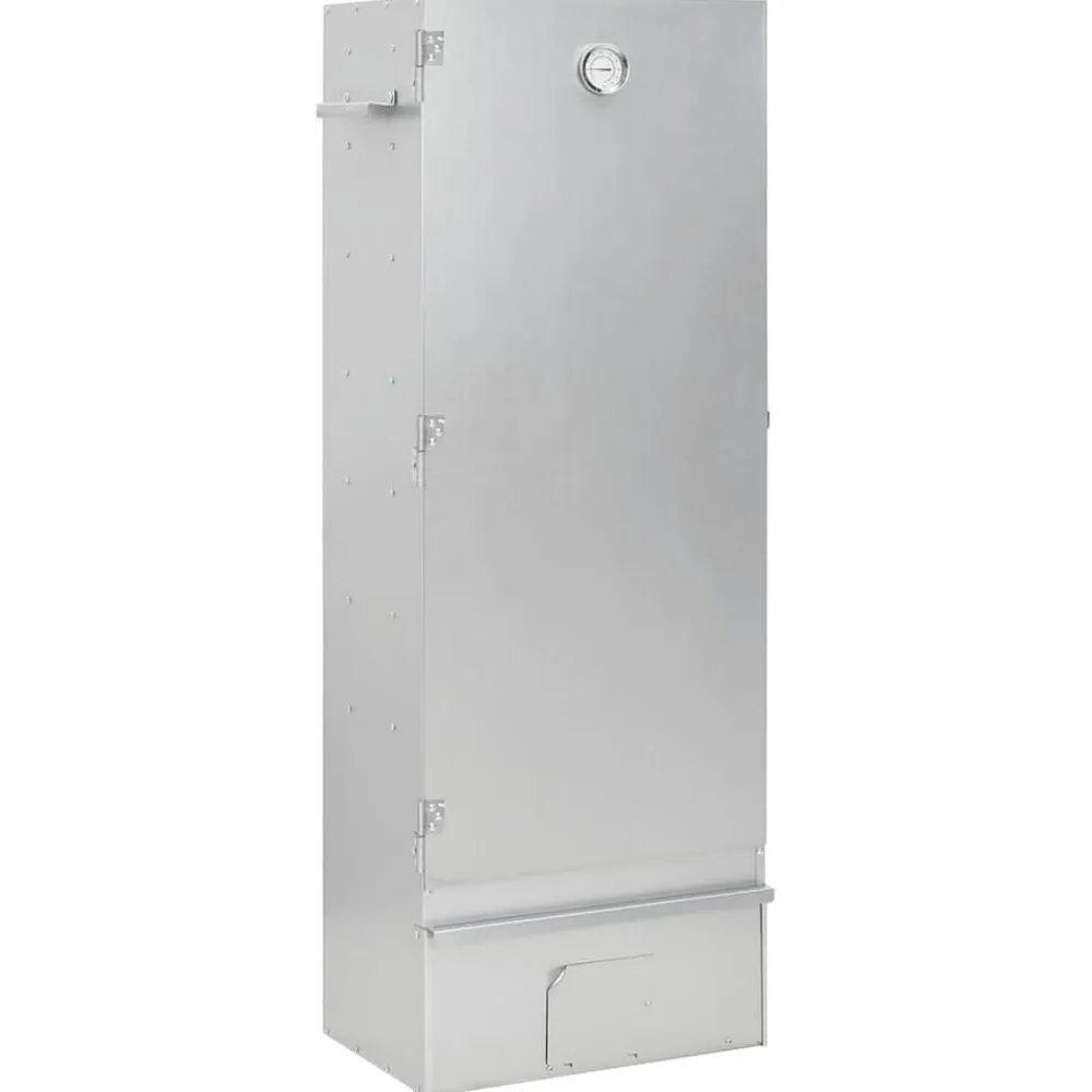 Keuken & Eetkamer*vidaXL BBQ-rookoven met houtsnippers 44,5x29x110 cm staal