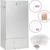 BBQ-rookoven met koude rookgenerator gegalvaniseerd staal>vidaXL Outlet