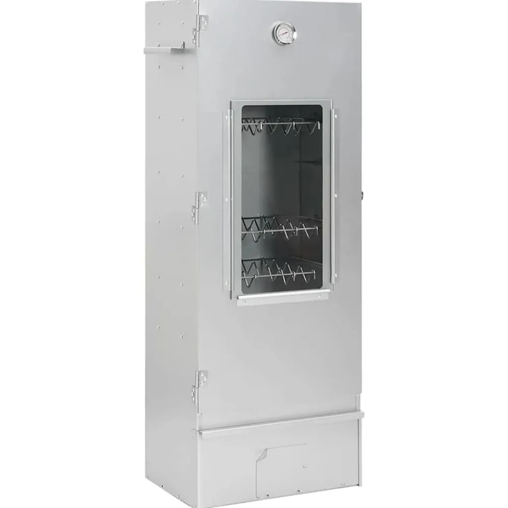 BBQ-rookoven met koude rookgenerator gegalvaniseerd staal>vidaXL Online