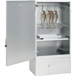 Keuken & Eetkamer*vidaXL BBQ-rookoven met koude rookgenerator gegalvaniseerd staal