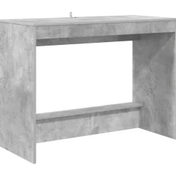 Kantoormeubelen*vidaXL Bed Bureau Beton Grijs 100 x 45 x 75 cm Bewerkt hout Betongrijs