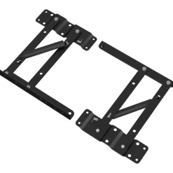 Bouwbeslag*vidaXL Bed liftmechanisme 2 pcs Zwart 340 x 95 x 40 mm IJzer