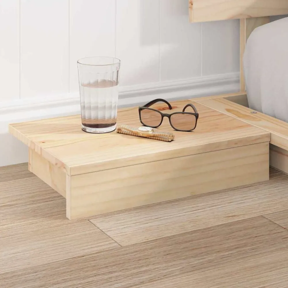 Bedden & Accessoires*vidaXL Bedframe Bruin 200 x 200 cm Hout Naturel
